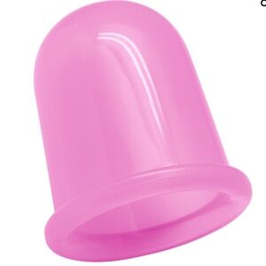 Lindo Theracup Pink Silicone Cellulite Cupping Massager NEW